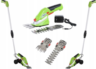 Záhradné nožnice - 4 záhradné akumulátorové elektrické nožnice 17 cm 7,2 V